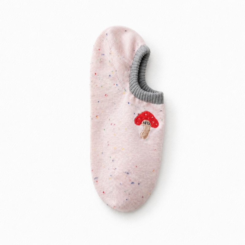 CouldNook Cozy Plush Motif Ankle Socks - Soft Drawer Accent
