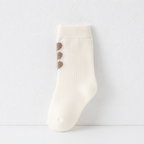 CouldNook Cozy Embroidered Motif Crew Socks - Everyday Drawer Accent