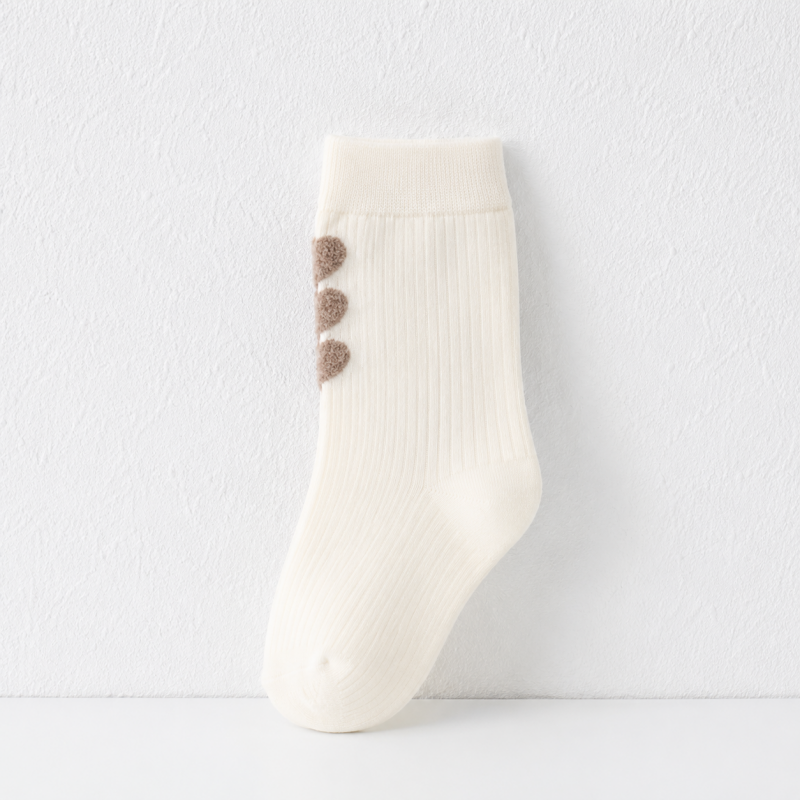 CouldNook Cozy Embroidered Motif Crew Socks - Everyday Drawer Accent