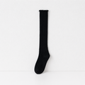 CouldNook Cozy Wavy-Cuff Tall Socks - Soft Outfit Accent