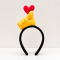 CouldNook Gesture Plush Headband - Soft Hair Accessory