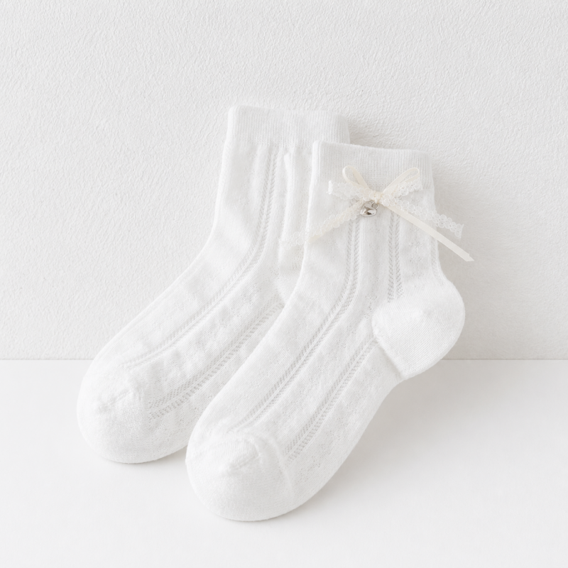 CouldNook Cozy Bow Detail Lace Socks - Sweet Everyday Accent
