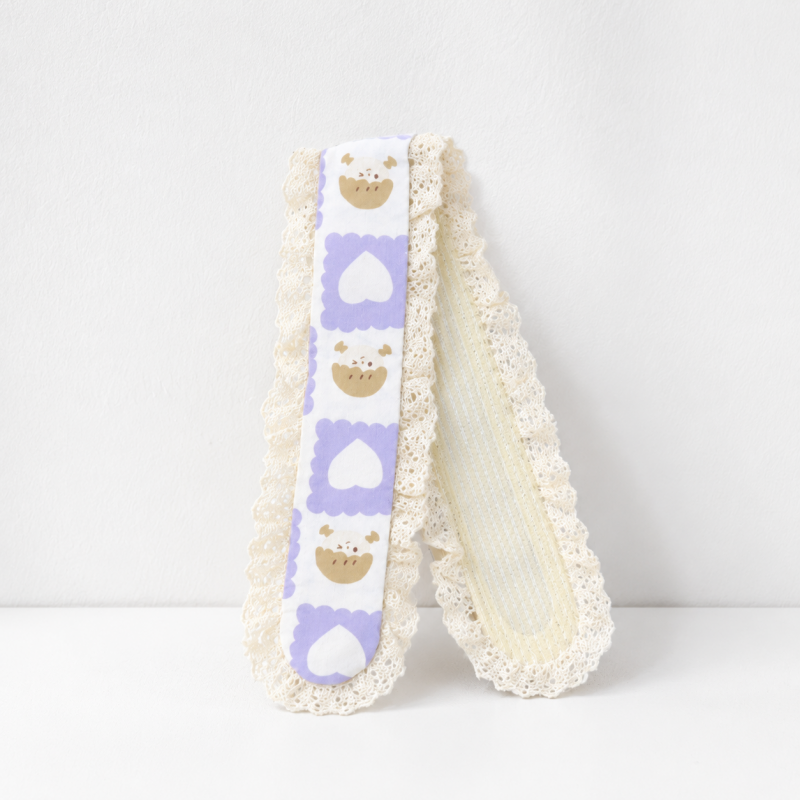 CouldNook Lace Edge Floral Magic Hair Patch - Soft Hair Accessory