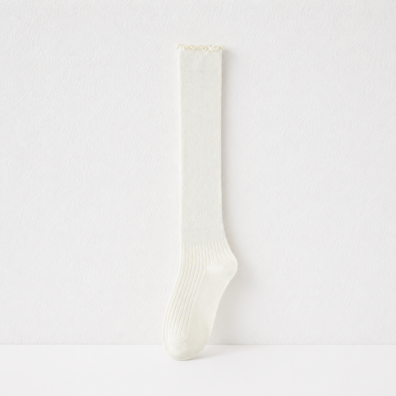 CouldNook Ribbed Boot Crew Socks - Everyday Shoe Accent