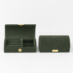 CouldNook Velvet Mini Travel Jewelry Box - Small Travel Organizer