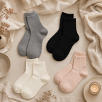 CouldNook Cozy Slouch Crew Socks - Soft Everyday Accent