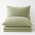 CouldNook Solid Color Pillowcase 2PCS Set - Soft Washed Bedding