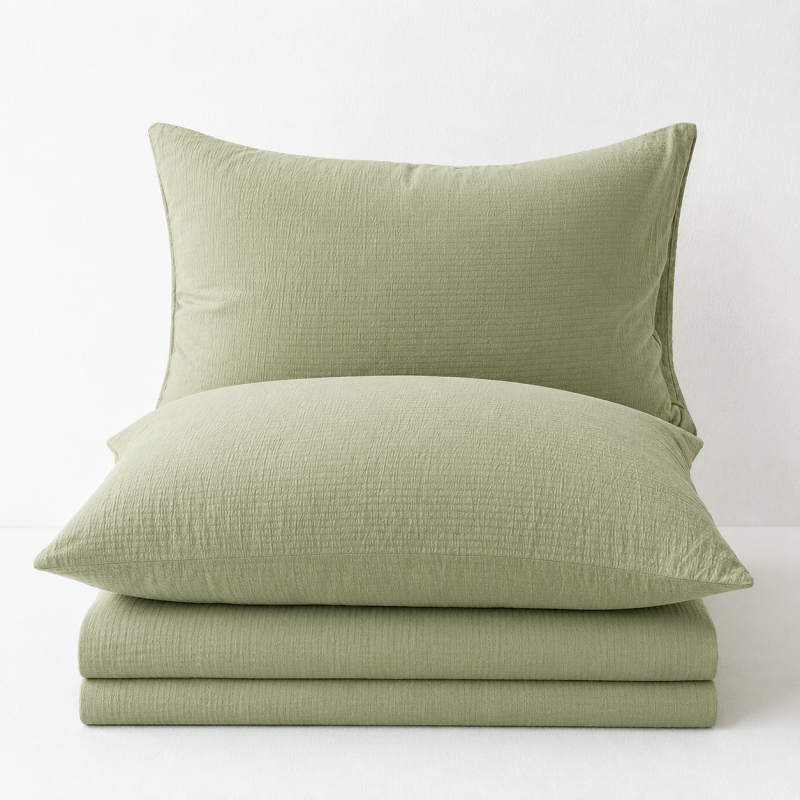 CouldNook Solid Color Pillowcase 2PCS Set - Soft Washed Bedding