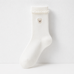 CouldNook Ruffle Cuff Ankle Socks - Cozy Shoe Accent