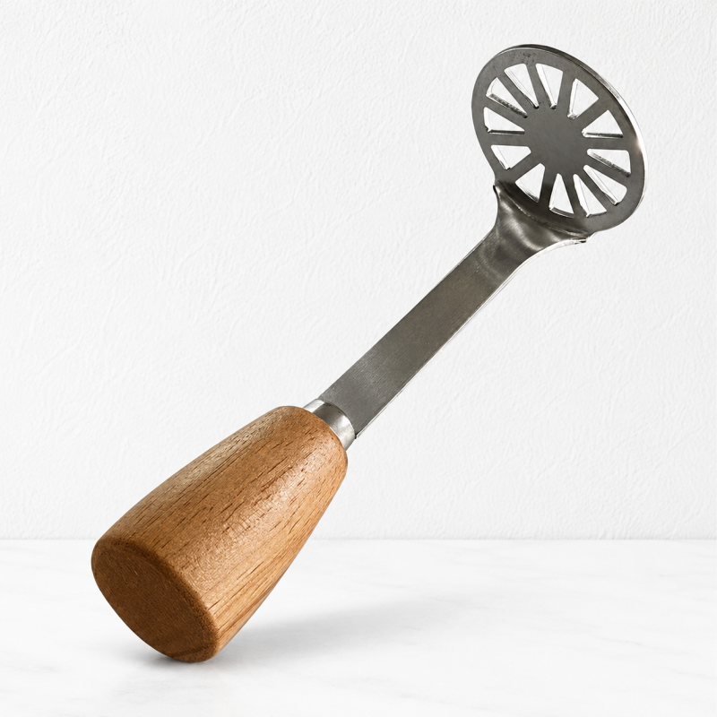CouldNook Wood Handle Potato Masher - Kitchen Prep Tool
