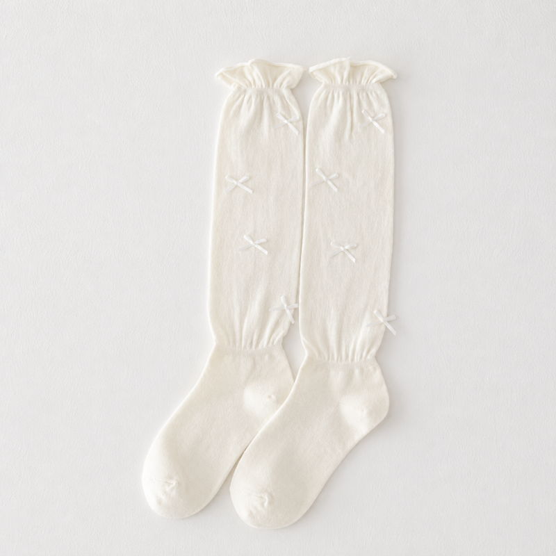CouldNook Cozy Sheer Ruffle Knee Socks - Soft Layered Accent