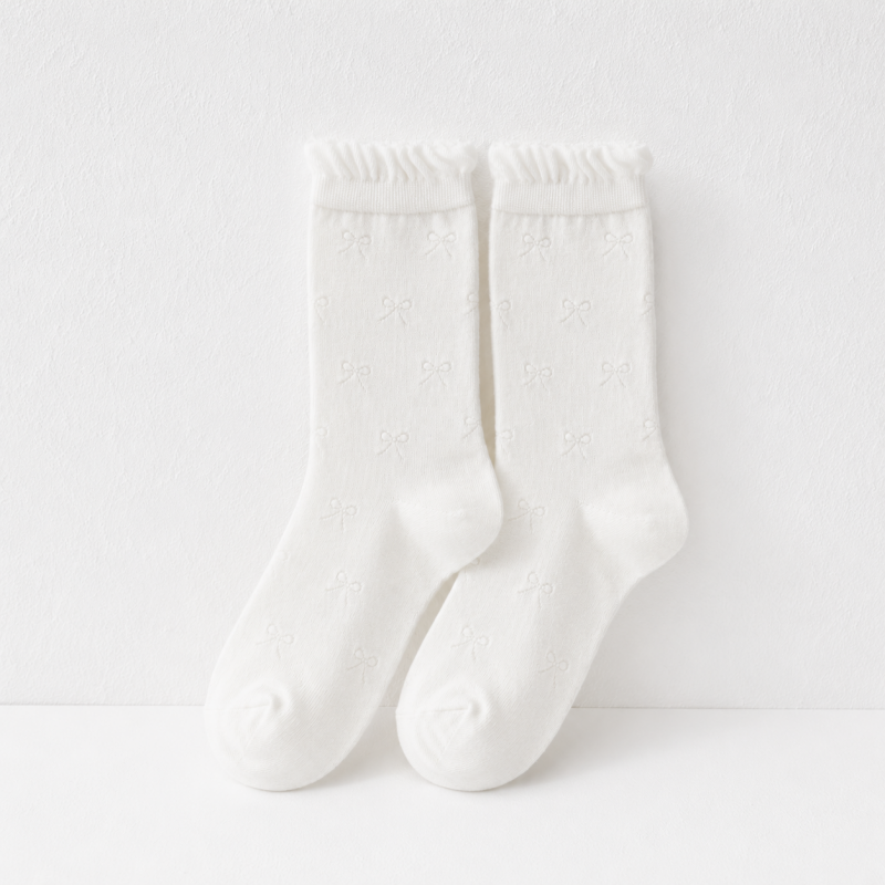 CouldNook Cozy Soft Sheer Crew Socks - Gentle Outfit Accent
