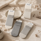 CouldNook Cozy Scrunched Ribbed Crew Socks - Relaxed Layering Accent