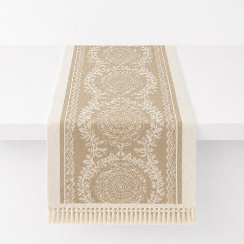 CouldNook Boho Fringle Table Runner - Vintage Tassel Home Decor