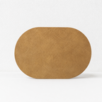 CouldNook Oval PU Leather Placemat- Waterproof Table Mat