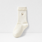 CouldNook Ruffle Cuff Ankle Socks - Cozy Shoe Accent