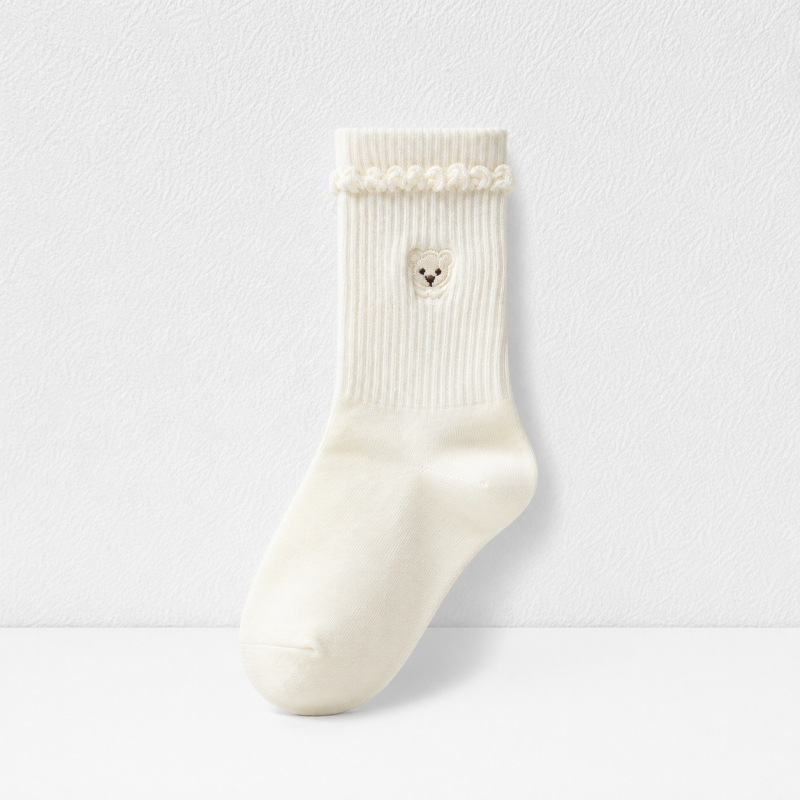 CouldNook Ruffle Cuff Ankle Socks - Cozy Shoe Accent