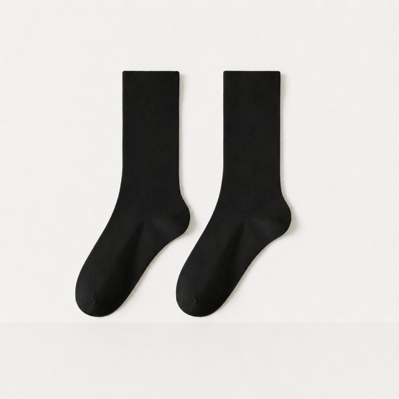 CouldNook Cozy Terry-Look Crew Socks - Everyday Comfort Accent