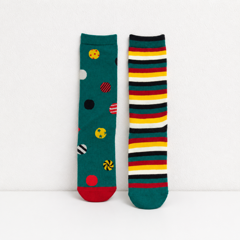 CouldNook Cozy Patterned Crew Socks - Seasonal Drawer Accent