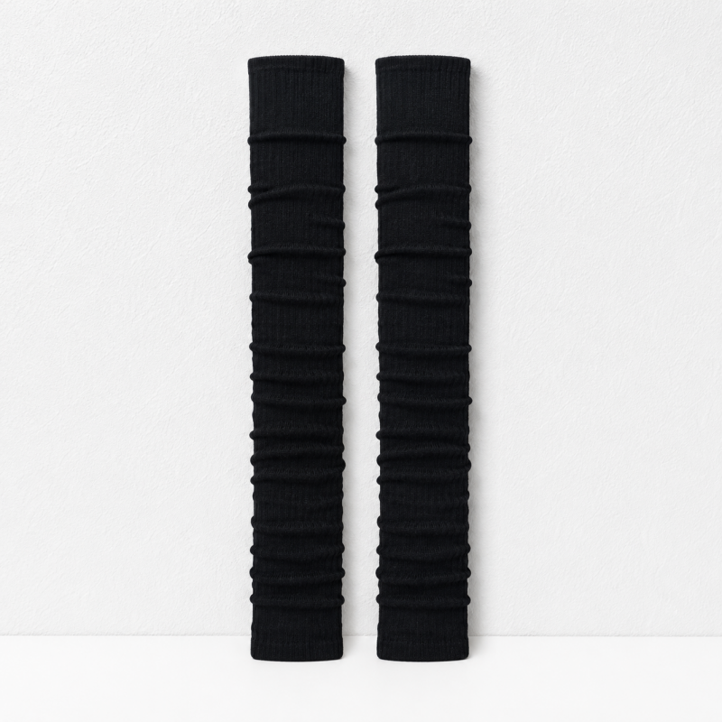 CouldNook Stacked Rib Boot Socks - Layered Footwear Accent
