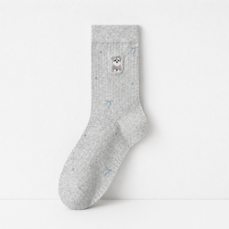 CouldNook Cartoon Mid-Calf Socks - Skirt Styling Accent