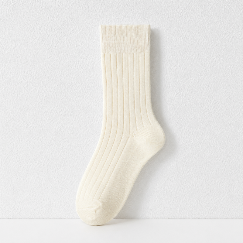 CouldNook Ribbed Bow Accent Crew Socks - Daily Wardrobe Helper