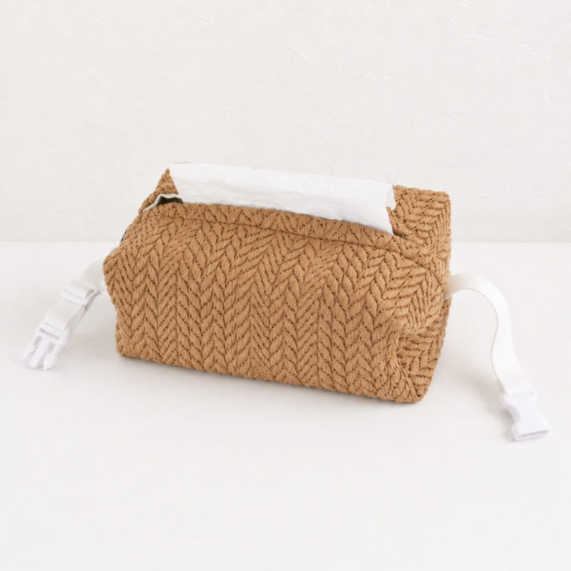 CouldNook Canvas Car Tissue Case - Aesthetic Minimalist Storage Bag