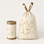 CouldNook Printed Trash Bag Roll - Home Cleaning Refill