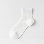 CouldNook Cozy Openwork Mesh Ankle Socks - Breathable Shoe Accent