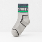 CouldNook Children Stripe Pattern Kids Crew Socks - Everyday Drawer Accent