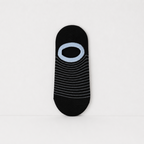 CouldNook Cozy Striped No-Show Socks - Compact Shoe Accent