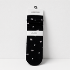CouldNook Cozy Floral Mesh Crew Socks - Light Shoe Accent