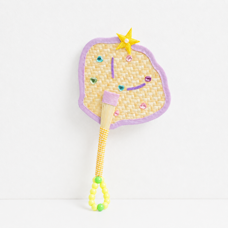 CouldNook Woven Mini Hand Fan - Summer Gift Accessory