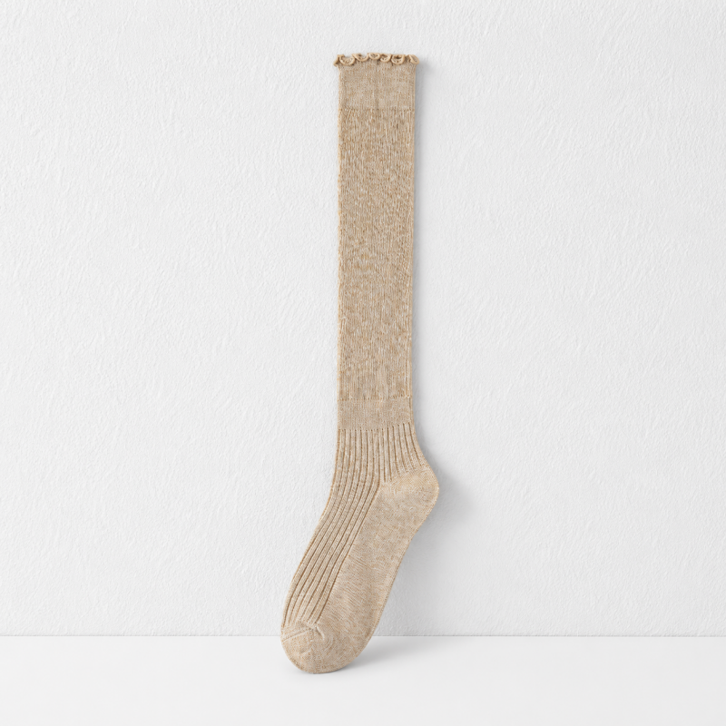 CouldNook Ribbed Boot Crew Socks - Everyday Shoe Accent