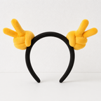 CouldNook Gesture Plush Headband - Soft Hair Accessory