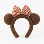 CouldNook Plush Bow Headband - Soft Hair Accessory