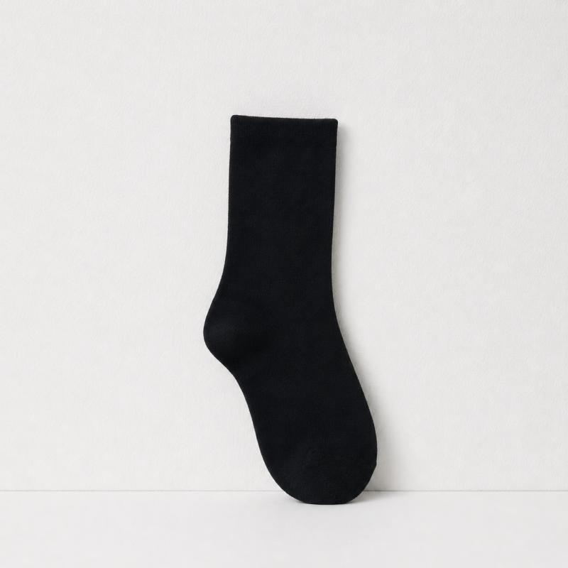 CouldNook Cozy Solid Crew Socks - Everyday Storage Accent