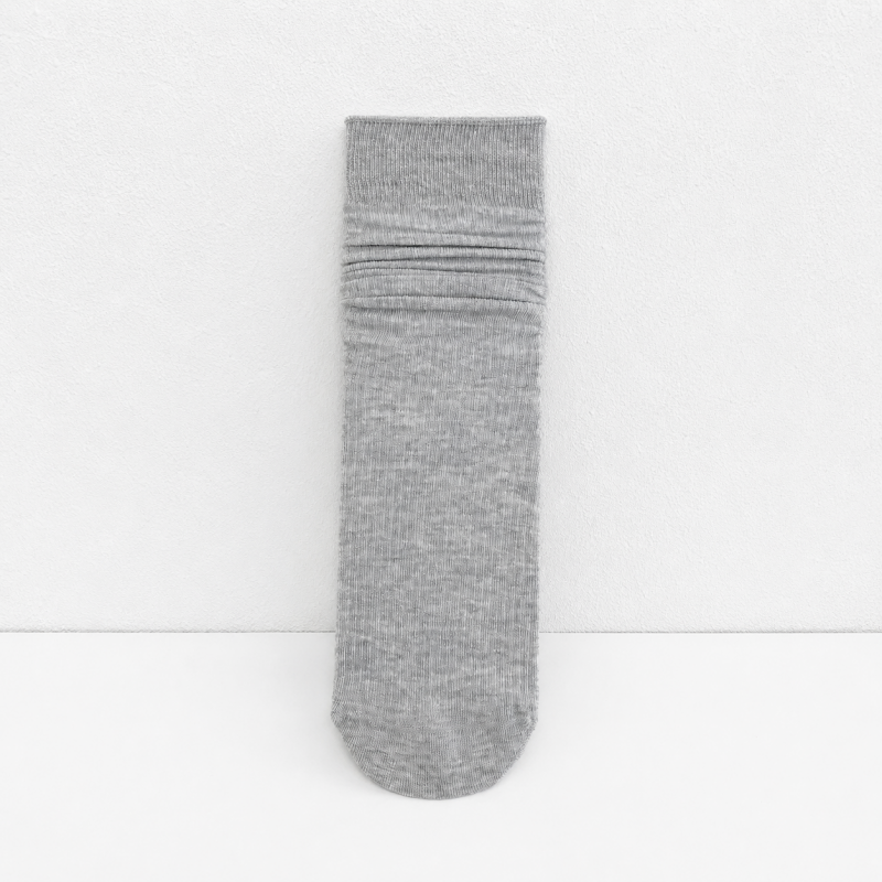 CouldNook Cozy Ribbed Solid Crew Socks - Drawer Display Accent