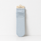CouldNook Cozy Ruffle Bow Crew Socks - Soft Everyday Accent