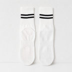 CouldNook Grip Striped Crew Socks - Home Studio Accent