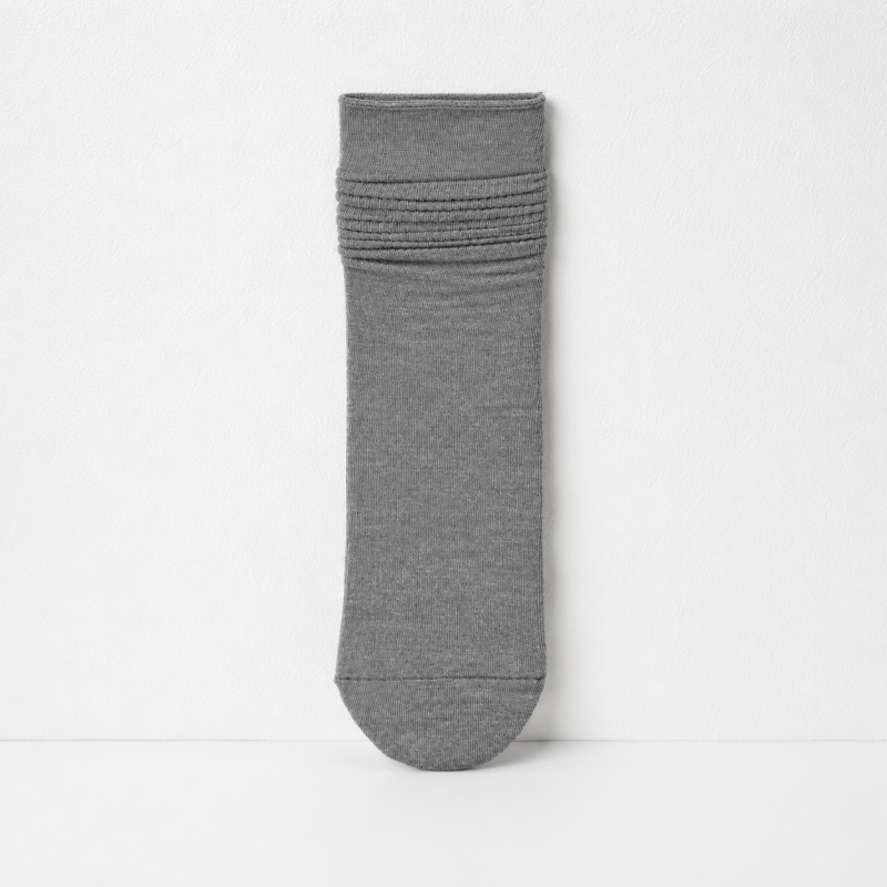 CouldNook Cozy Solid Ribbed Crew Socks - Everyday Lounge Accent