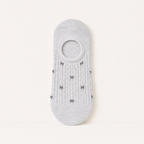 CouldNook Cozy Star Motif No-Show Socks - Low-Cut Shoe Accent