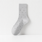 CouldNook Combed Cotton Dot Crew Socks - Everyday Pair