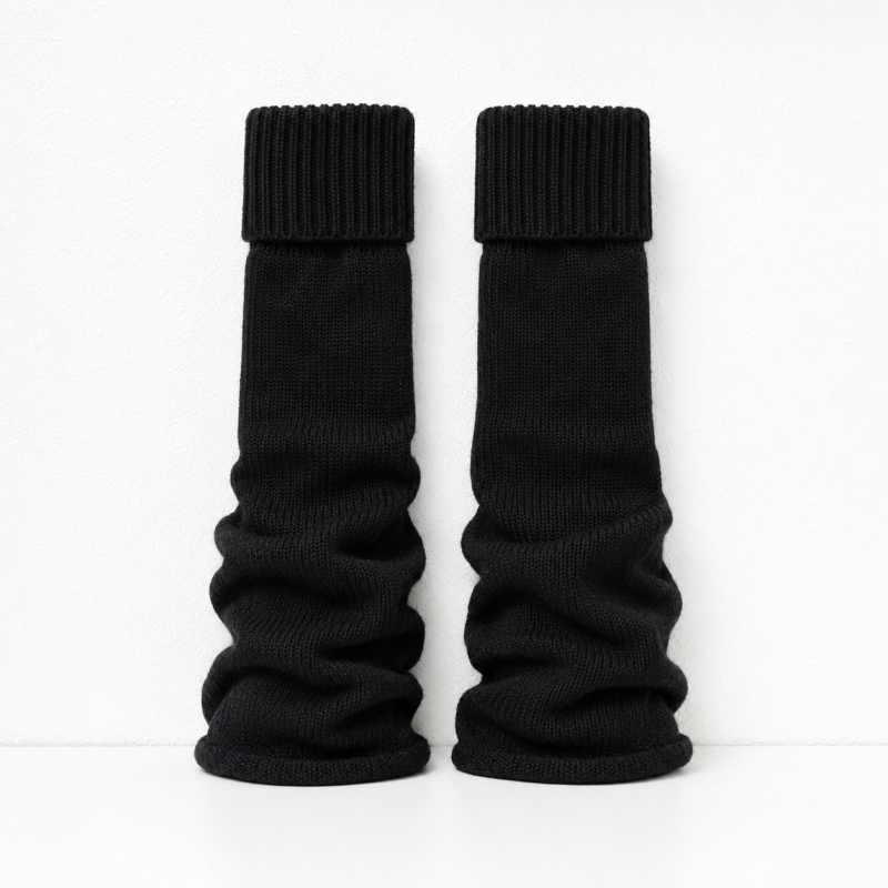 CouldNook Plush Tall Leg Warmer Covers - Cozy Outfit Accent