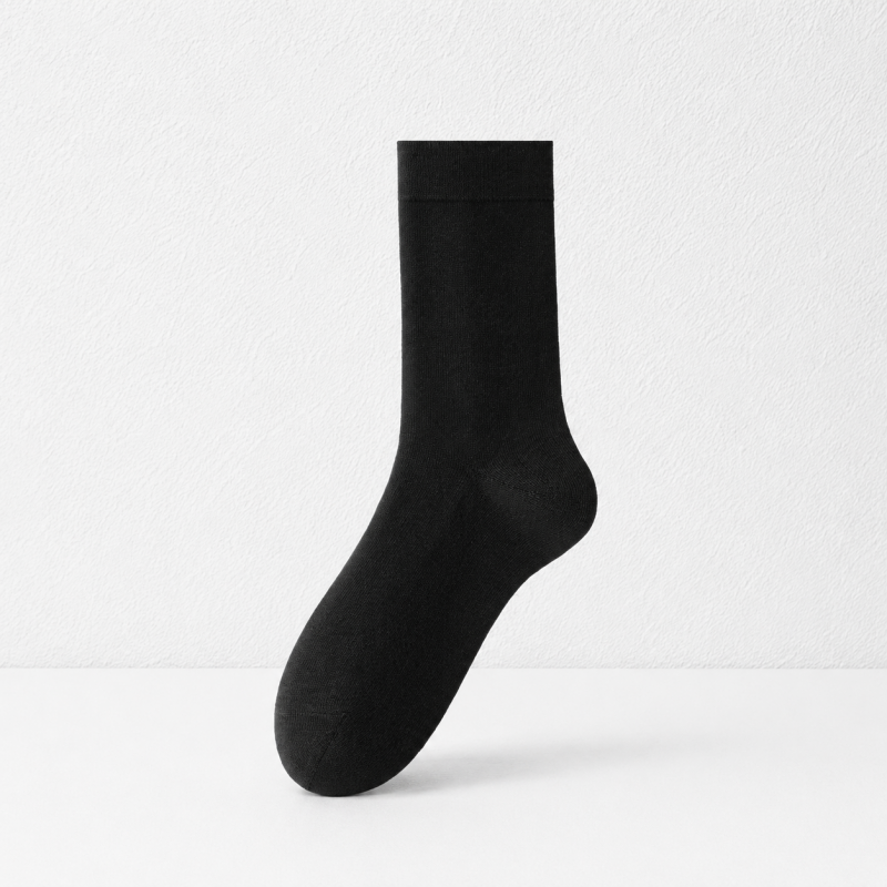 CouldNook Combed Cotton Crew Socks - Everyday Home Pair