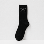 CouldNook Cozy Bow-Packaged Crew Socks - Giftable Drawer Accent