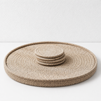 CouldNook Round Cotton Trivet - Minimal Table Heat Pad
