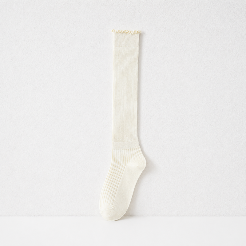 CouldNook Layered Ribbed Slouch Crew Socks - Cozy Shoe Accent