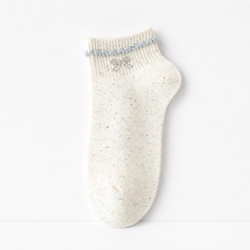 CouldNook Cozy Mixed Motif Ankle Socks - Everyday Drawer Accent
