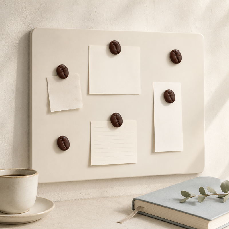 CouldNook Coffee Bean Fridge Magnet Set - Kitchen Decor Accent